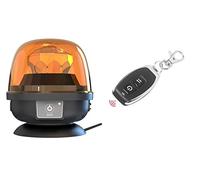 Ryme Automotive Rotativo LED R65 28W Batería Li-ion Incluye Mando control Remoto Batería Recargable Autónomo Emergencia Ambar Magnético