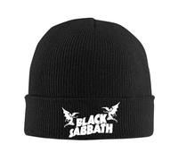 RYMHSKYBC Blacks Sabbaths Gorras Tejidas para Mujeres Gorros de Invierno Gorros de Ganchillo Melon