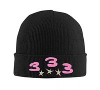 RYMHSKYBC Bladee Drain Gang 333 Logo Gorros Tejidos Gorros de Hombre Sombreros de otoño e Invierno Gorros de Ganchillo