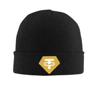 RYMHSKYBC Gorro de Punta Unisex Estampado XAUT Gorro de Punto elástico Skullies de Invierno Gorros para la Cabeza Capa de Viaje Gorra de Calaveras Sombreros Web3