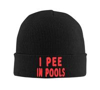 RYMHSKYBC Gorros de Punto y de Tipo I Pee im Pools Gorros de Tipo Punto de Topo Invierno para Casca de Tejido Unísex, Sombrero de Punto con Calavera