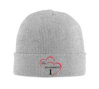 RYMHSKYBC Me encantan los Gorros de Muhammad Gorros de Punto para Hombres, Gorros elásticos Graciosos, Gorros de Gorro con gráficos para el Exterior de Invierno