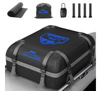 Rymopuey Cofre de Techo 15cubos/425L, Cofre de Techo para Coche 1000D Oxford, Cofre de Techo con Almohadillas Antideslizantes y 8 Correas de sujeción, pto para Coches con/sin Portaequipajes