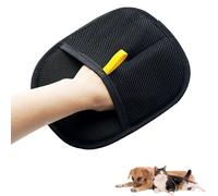 RynoPulse Guantes de aseo de mascotas de doble cara, guantes de eliminación estática de pelo de mascotas, guantes reutilizables para eliminación de pelo de perro, guante de desenredado de animales