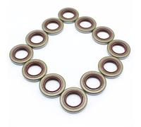 Rynplex 12 unids/lote Kit de sello de aceite de cigüeñal, for Husqvarna 51 55 254 257 262 346 XP 357 359 353 351, piezas de repuesto de motosierra Kit de cojinetes de cigüeñal para motosierra
