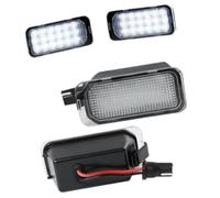 Rynplex 2 luces LED para matrícula, para Ford, para Focus 5D, para Fiesta, para Mondeo, para Mk4 C, para Max Mk2 S, para Kuga, para Galaxy 6000K, lámpara blanca para coche, iluminación para