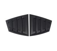 Rynplex 2 Piezas de persianas de Ventana Trasera de Coche, embellecedor de Cubierta de persianas, for Subaru, for WRX STI 2015 2016 2017 2018 2019 2020 ABS Cubierta de Lamas de Coche(Matte Black)