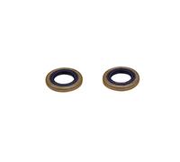 Rynplex 2 unids/lote sello de aceite del cigüeñal, for HUSQVARNA, 51 55, for Rancher, 254 257 262 353 351 346 346XP 359 359XP 357 357XP motosierra Kit de cojinetes de cigüeñal para motosierra