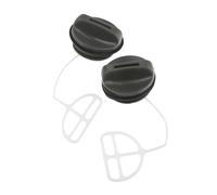 Rynplex 2 unids/set tanque de combustible Gas negro y tapa aceite, for Husqvarna, 340 345 350 362 365 371 372 372XP del gasolina motosierra Tapa del tanque de combustible para cortadora de c