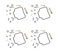 Rynplex 4 juegos de reparación carburador motocicleta flotante, for aguja, Kits CB700SC Nighthawk 1984 1985 1986 Kit de carburador para motor pequeño de bicicleta