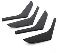 Rynplex 4 Uds 5K4868039A 5K4868040A cubierta de tiras manija reposabrazos puerta interior coche, for VW, for Golf, 6 2009 2010 2011 2012 2013 Adhesivo para manija de puerta(BLACK 4pcs Black)