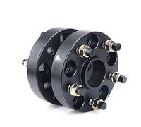 Rynplex Adaptadores de conversión espaciadores rueda 2 piezas 15/20/25/30/35/40 mm, for PCD 5x115 a 5x100 5x108 5x112 5x120 5x114.3 5x127 Espaciador de cubo de rueda de coche(2PCS 40MM BLACK)