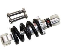 Rynplex Amortiguador Trasero de for Scooter de Gasolina, Bicicleta eléctrica, Mini, Motocross, Quad, minibike, Bicicleta de montaña. suspensión Trasera Scooter(Black 125MM/1200LB)