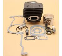 Rynplex BIG BORE Kit de válvula de sello de aceite de junta de anillo de pistón de cilindro de 52MM, for Husqvarna 61 268 272 272K 272XP, motosierra Kit de cojinetes de cigüeñal para motosierra