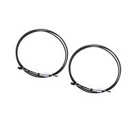 Rynplex Cable de control cambio acelerador 2 piezas 10 pies for sistema dirección motor barco yate Reemplazo del cable de la batería marina
