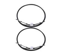 Rynplex Cable de control remoto cambio acelerador negro 2 piezas, for YAMAHA, fueraborda 13 pies Reemplazo del cable de la batería marina