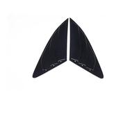 Rynplex Car Styling Ventana Trasera Panel Triángulo Adornos Decoración Cubierta Persianas Marco Pegatinas, for, for Q3 Q5 Auto Accesorios Exteriores Cubierta de Lamas de Coche(B Black)