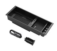 Rynplex Cargador inalámbrico for Coche de 10 W, for Ford, for F-150, for, 2009-2021, Caja Almacenamiento Consola Central, Cargador Cargador de Coche