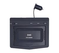 Rynplex Cargador inalámbrico for Coche, for Cadillac, XT4 2018-2021, Soporte for teléfono 2 en 1, 15 W, Plug and Play Cargador de Coche