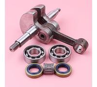 Rynplex Cigüeñal, for Husqvarna 268272, juego de sellos de aceite con cojinete de agujas, pieza de repuesto for herramienta de repuesto de motosierra Kit de cojinetes de cigüeñal para motosierra
