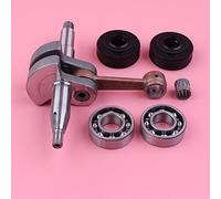 Rynplex Cigüeñal, for Husqvarna, pieza de repuesto de motosierra 340 345 350 con kit de cojinete de aguja de sello de aceite Kit de cojinetes de cigüeñal para motosierra
