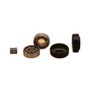 Rynplex Cojinete del cigüeñal, cojinete del pasador del sello de aceite, for Husqvarna, 272 268 266 66 61 piezas de repuesto de motosierra 503733901 Kit de cojinetes de cigüeñal para motosierra