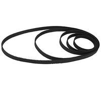 Rynplex Correa de distribución bucle cerrado, caucho, ancho 6 mm, piezas impresora 3D 2GT, 110-852, correas síncronas Unidad de cinturón(BLACK 300mm)