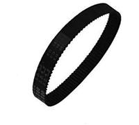 Rynplex Correa de distribución bucle cerrado tipo 2 piezas, paso 3 mm, longitud 384-426, ancho 10/15, correa síncrona, caucho negro Tamaño preciso Unidad de cinturón(BLACK Length 420 3M)