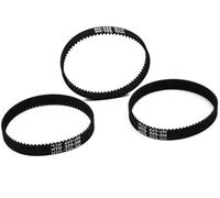 Rynplex Correas de aspiradora, 3 Correas de transmisión for cepilladora Bosch, for aspiradoras domésticas PHO 15-82, PHO 16-82 y PHO 20-82. Accesorio de Repuesto. Correa para aspiradora