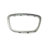 Rynplex Embellecedor de Volante Cromado ABS, Marco Decorativo con Emblema Central, Accesorios Adhesivos de Lentejuelas, for Audi, A3 8V A6 C7 Q3 Q5 Adhesivo para Volante(For A3 2013 2017)