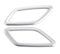 Rynplex Etiqueta engomada del coche, embellecedor de la cubierta de ventilación del aire acondicionado del tablero cromado, for Mercedes-Benz CLA GLA A clase W117 C117 W176 A180 X156 Cubierta de salid