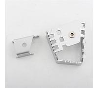 Rynplex Extensión de pedal freno pie, extensor almohadilla trasero, for, F650GS, F750GS, F800GS, R1200GS, LC, R1250GS, F850GS Estribo para el pie del pasajero trasero de la mot(Silver)