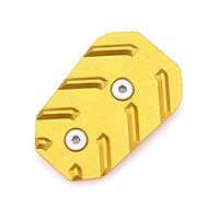 Rynplex Extensión de pedal freno trasero Ampliación almohadilla clavija Extensor CB500X 2019-2020 Estribo para el pie del pasajero trasero de la mot(Gold)