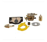 Rynplex Filtro de aire del carburador, bujía, filtro combustible, kit repuestos for motosierra, for Zama, C1Q-W29E, for Husqvarna, 136 137 141 142 36 41 Carburador para herramientas de jardinería