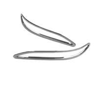Rynplex For Chevrolet, for Equinox 2017 2018, parachoques trasero cromado, reflector, luz antiniebla, cubierta de lámpara, moldura de bisel, adorno de tapa, estilo de automóvil Cubierta de luz antinie