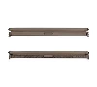 Rynplex For Renault, Koleos 2009 2010 2011 2012 2013 2014 2015, Conjunto de Cubierta Cortina Enrollable for Techo Solar panorámico for Coche Parasol para Techo corredizo(Beige Front x Rear)