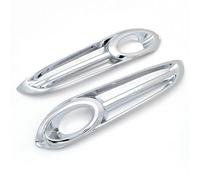 Rynplex For Vezel, for HR-V HRV 2014 2015 2016 2017 2018, moldura de parachoques for cubierta lámpara luz antiniebla delantera cromada Embellecedor de faro antiniebla delantero para coche