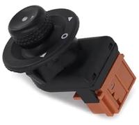 Rynplex Interruptor Retrovisor Perilla de ajuste control eléctrico, retrovisor para Peugeot 1007 185526, interruptor espejo lateral puerta principal