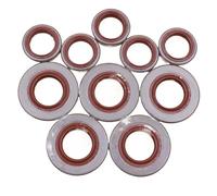 Rynplex Juego de sellos de aceite de 5 unids/lote, for motosierra STIHL, MS660 066 MS650 96400031850 96400031560 Kit de cojinetes de cigüeñal para motosierra