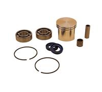 Rynplex Juego de sellos de aceite de rodamiento de Anillos de pistón de 38MM y 42,5mm, for repuestos de motosierra de jardín STIHL, MS180 MS250 Kit de cojinetes de cigüeñal para motosierra(38MM MS180)