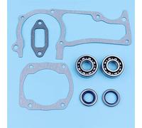 Rynplex Junta de cilindro silenciador, sellos de aceite del cigüeñal, for motosierra Husqvarna, 362 365 371 372 372XP 503260301 505275719 503250801 Kit de cojinetes de cigüeñal para motosierra