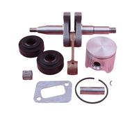 Rynplex Kit de anillo de pistón de 42mm, cigüeñal, for Husqvarna, 340 345, junta de sello de aceite, rodamiento de agujas, pieza de repuesto for motosierra Kit de cojinetes de cigüeñal para motosierra