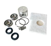 Rynplex Kit de anillos de pasador de pistón de 38mm, Kit de juntas de sellos de aceite de cojinete de cigüeñal, for piezas de motosierra STIHL,018 MS180 Kit de cojinetes de cigüeñal para motosierra
