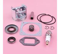 Rynplex Kit de anillos de pistón de 52 mm, for STIHL, 038 MS380 MS 380 Junta Sello de aceite Cojinete de agujas Motosierra Reemplazar pieza de repuesto Kit de cojinetes de cigüeñal para motosierra