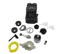Rynplex Kit de bujías de junta de bomba de sello de aceite de pistón de cilindro de 40mm, for Husqvarna, repuestos de motosierra 141 142 Pistón de motosierra