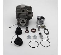 Rynplex Kit de bujías de sello de aceite de pistón de cilindro de 44,7mm, for motosierra STIHL, MS261 MS 261 MS261C 1141 020 1200, repuestos Pistón de motosierra