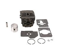 Rynplex Kit de juntas de anillo de pistón de cilindro de 37mm, herramientas de jardín, repuestos de desbrozadora TJ35 TJ35E Pistón de motosierra
