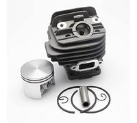 Rynplex Kit de pistón cilíndrico de 44,7mm, for motosierra STIHL, 026 026PRO MS260 MS 260 1121 020 1217 Pistón de motosierra