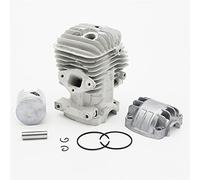 Rynplex KIT DE PISTÓN DE CILINDRO DE 34MM for MOTOSIERRA, for MONTAJE DE CILINDRO ANILLOS CLIP PIN PAN ASSY REPUESTOS DE MOTOSIERRA 2500 25CC Pistón de motosierra