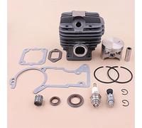 Rynplex Kit de pistón de cilindro de 52mm, for STIHL MS440 044, juego de juntas de cojinete de aguja de sello de aceite, piezas de Motor de motosierra Kit de cojinetes de cigüeñal para motosierra